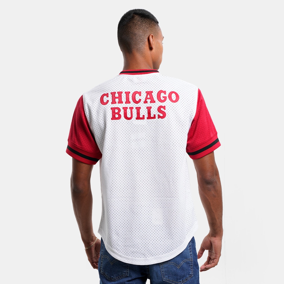 Mitchell & Ness Fashion Mesh V-Neck Chicago Bulls Men's T-shirt