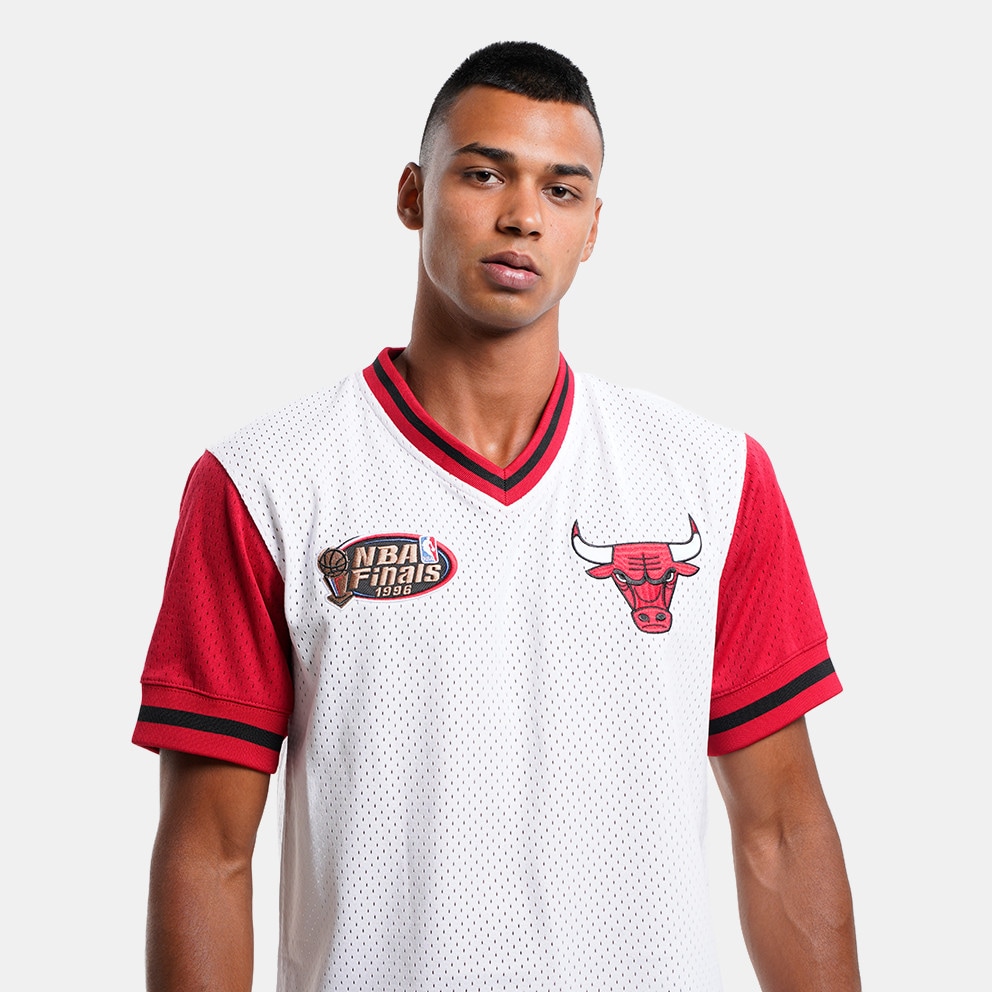 Mitchell & Ness Fashion Mesh V-Neck Chicago Bulls Ανδρικό T-shirt