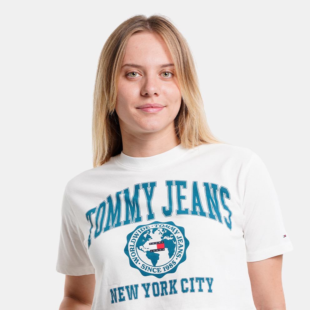 Tommy Jeans Super Crop College Γυναικείο T-Shirt