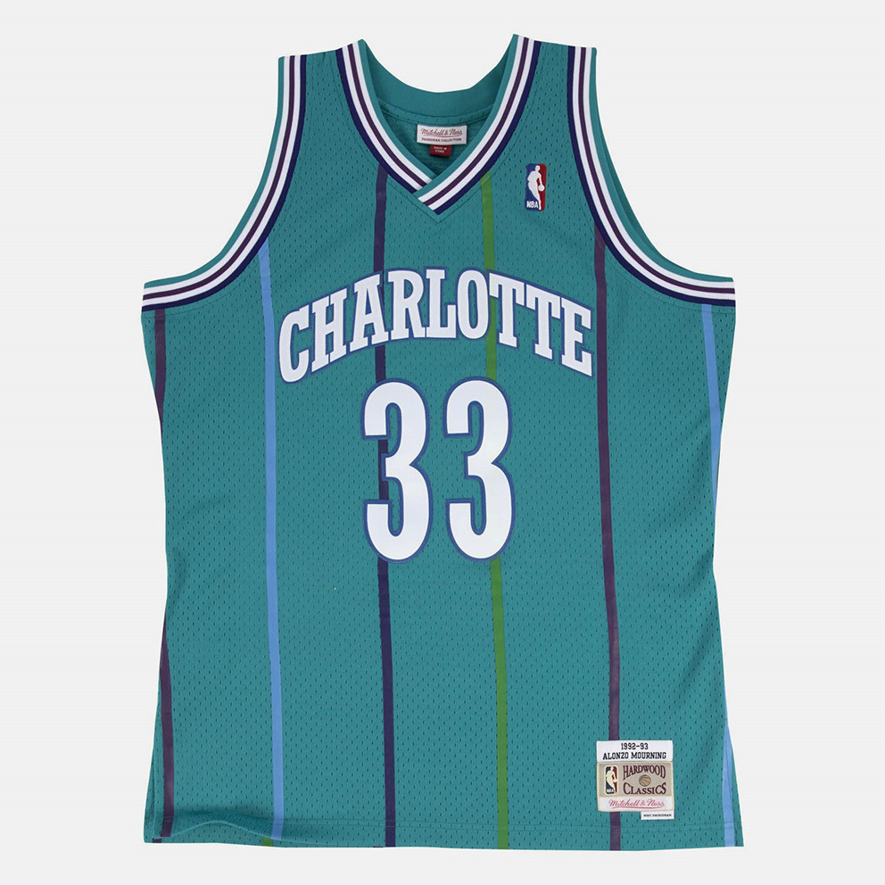 Mitchell & Ness NBA Charlotte Hornets Alonzo Mourning Men's Jersey