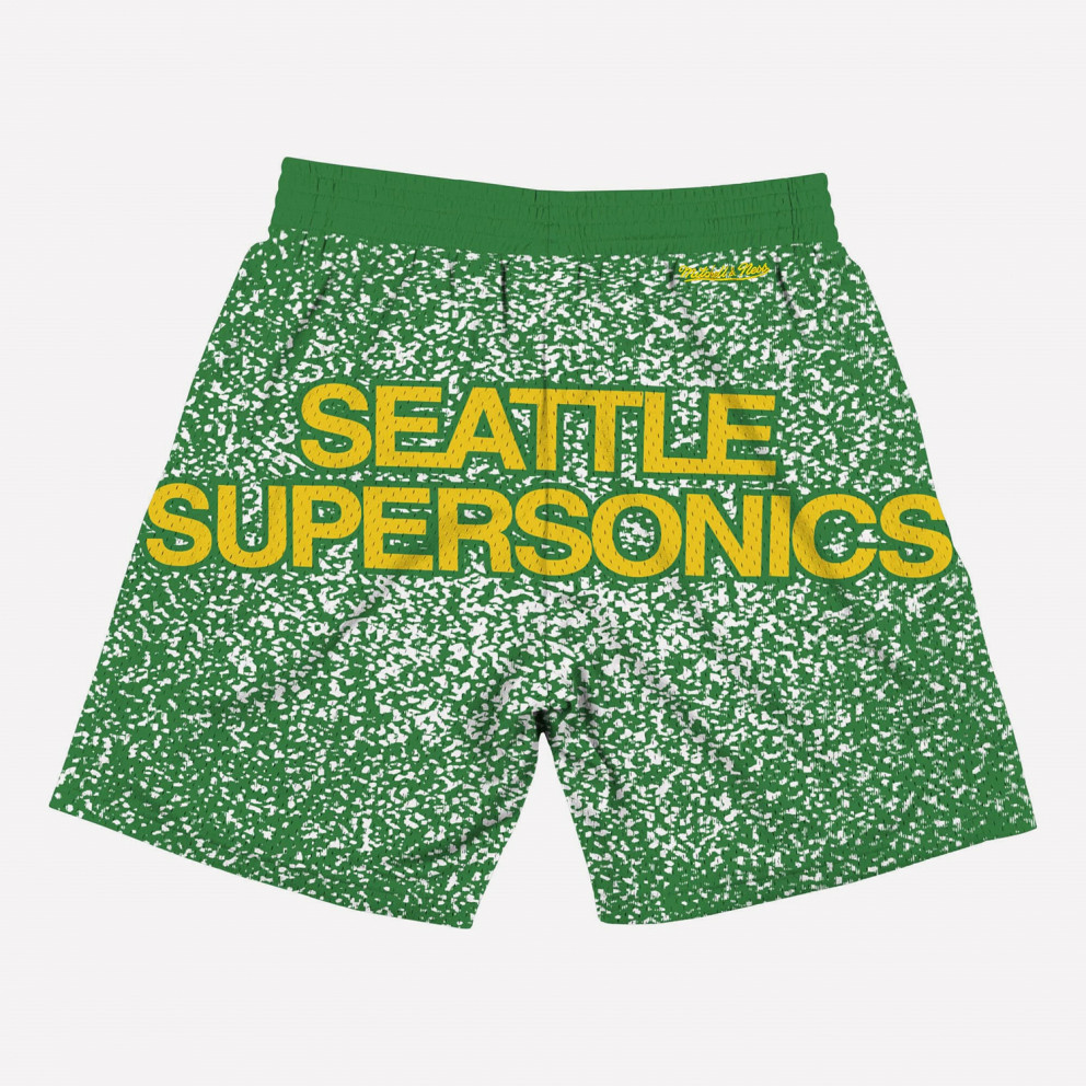 Mitchell & Ness Jumbotron Sublimated Seattle Supersonics Men's Shorts