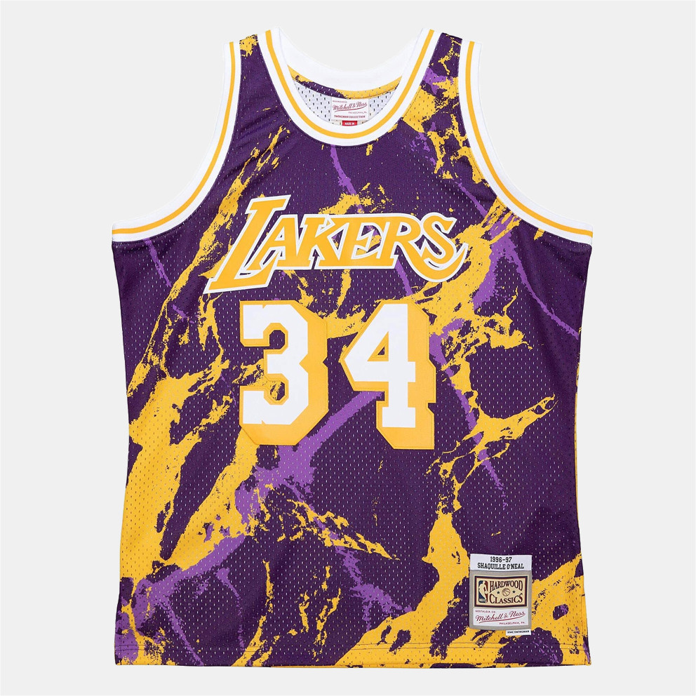 Mitchell & Ness Team Marble Shaquille O'Neal Los Angeles Lakers Swingman Men's Jersey