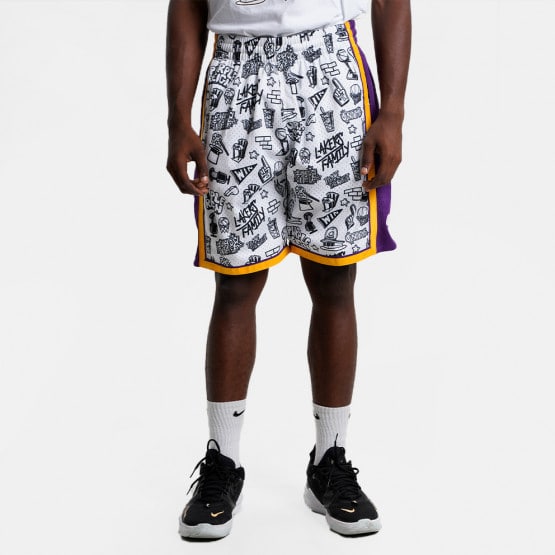 Mitchell & Ness Doodle Swingman Los Angeles Lakers Ανδρικό Σορτς