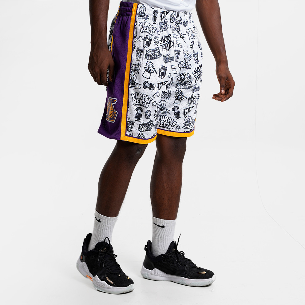 Mitchell & Ness Doodle Swingman Los Angeles Lakers Ανδρικό Σορτς