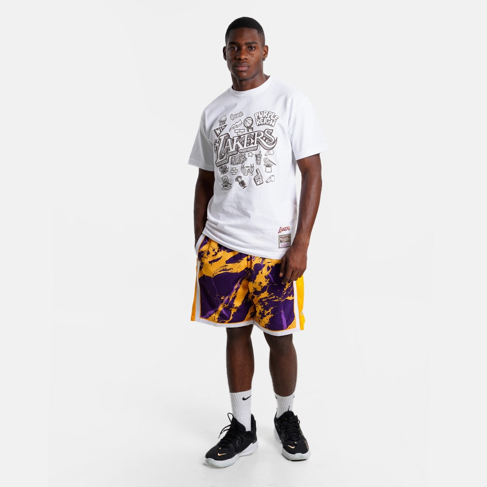 Mitchell & Ness Team Marble Los Angeles Lakers Swingman Ανδρικό Σορτς