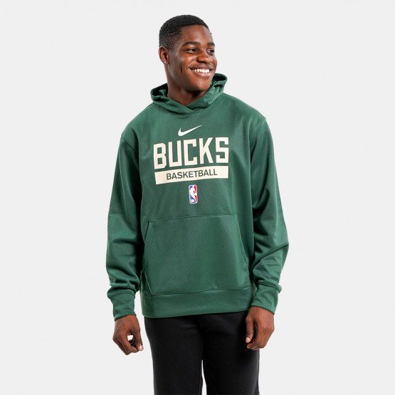 Nike Milwaukee Bucks Spotlight Ανδρική Μπλούζα με Κουκούλα