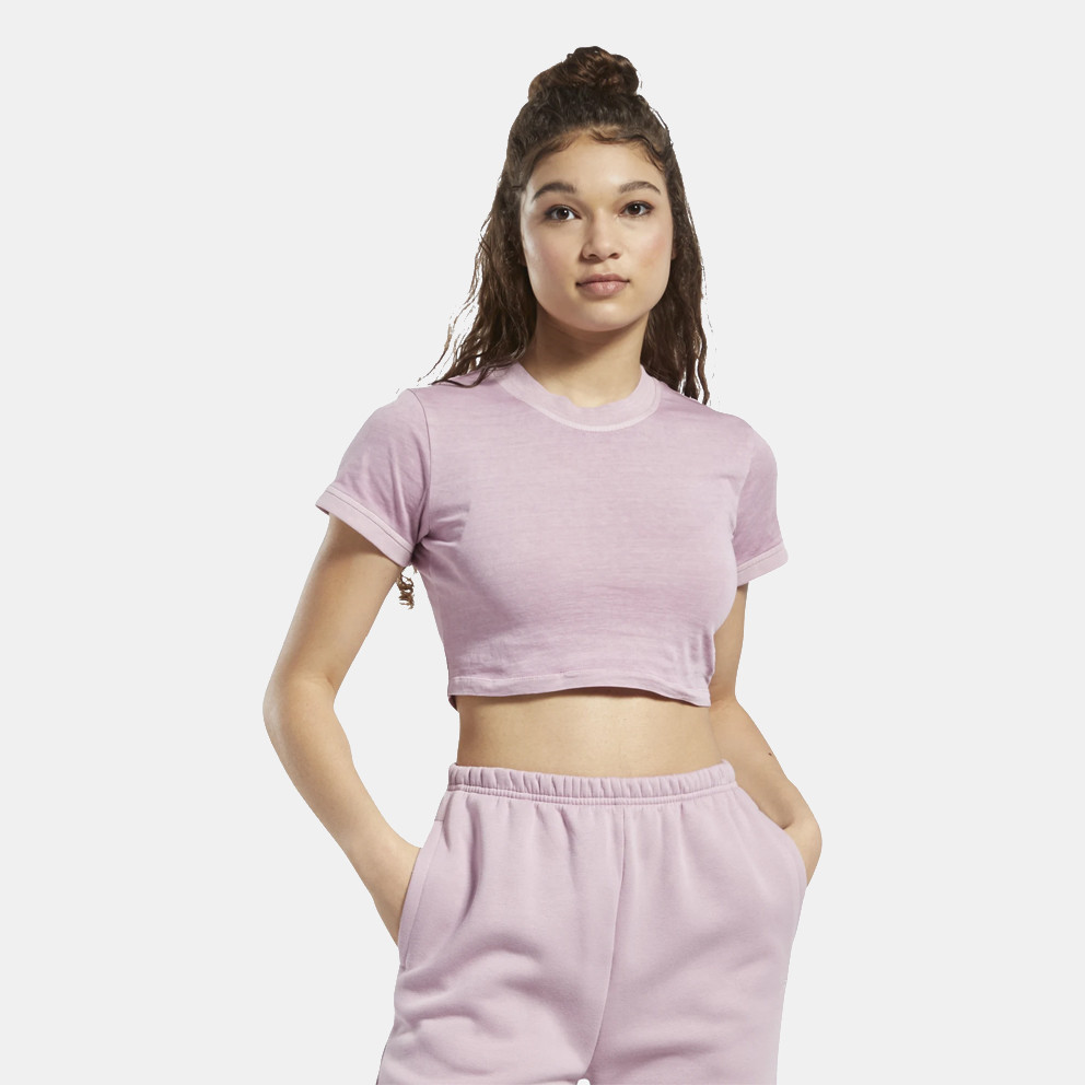 Reebok Classics Short Sleeve Rib Γυναικείο Crop Top