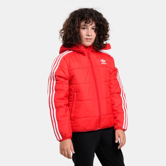 adidas Originals Adicolor Padded Kids\' Jacket Red HK0387