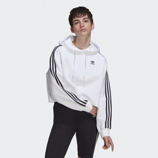 adidas Originals Adicolor Classics Crop Γυναικεία Μπλούζα με Κουκούλα