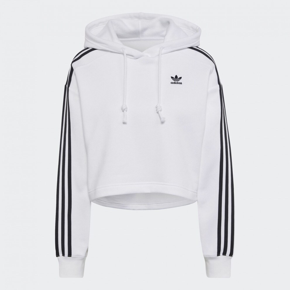 adidas Originals Adicolor Classics Crop Γυναικεία Μπλούζα με Κουκούλα