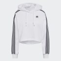 adidas Originals Adicolor Classics Crop Γυναικεία Μπλούζα με Κουκούλα