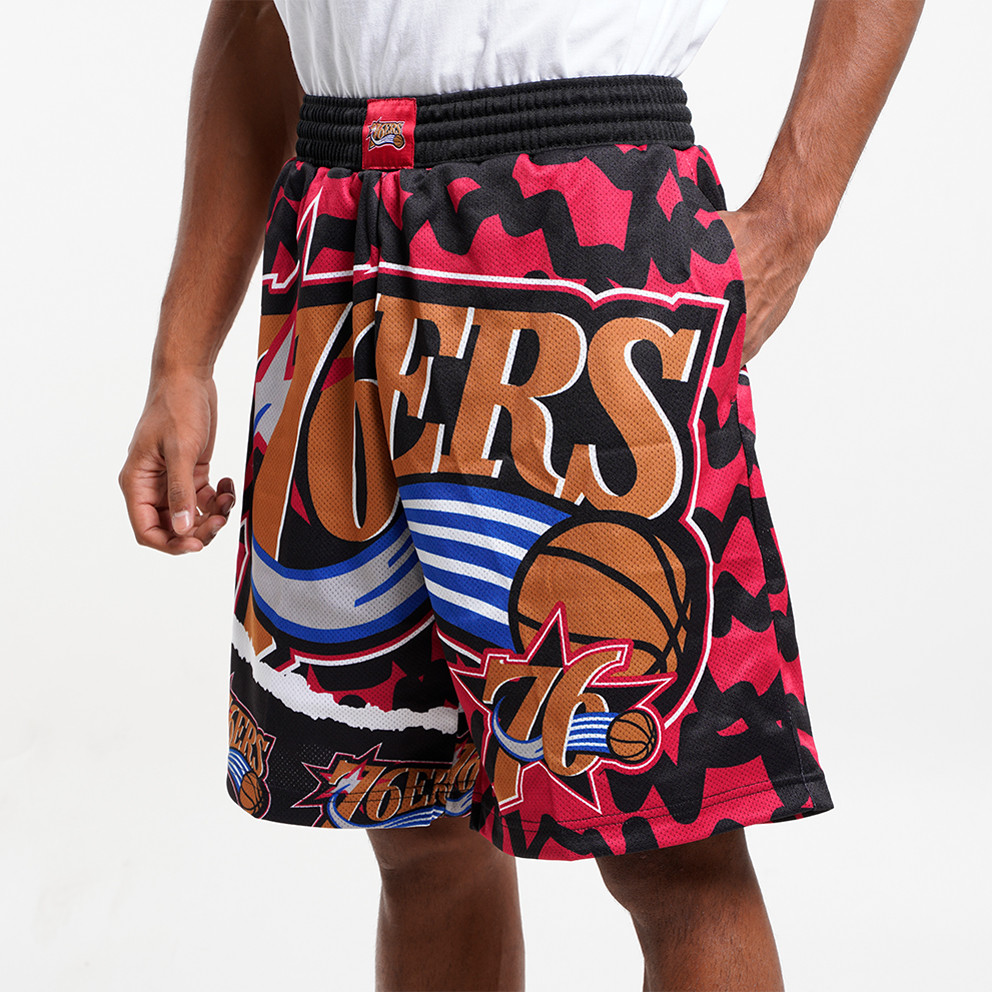 Mitchell & Ness Jumbotron 2.0 Sublimated Philadelphia 76ers Men's Shorts
