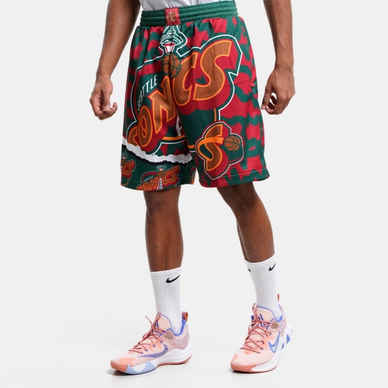 Mitchell & Ness Jumbotron 2.0 Sublimated Seatle Sonics Men's Shorts