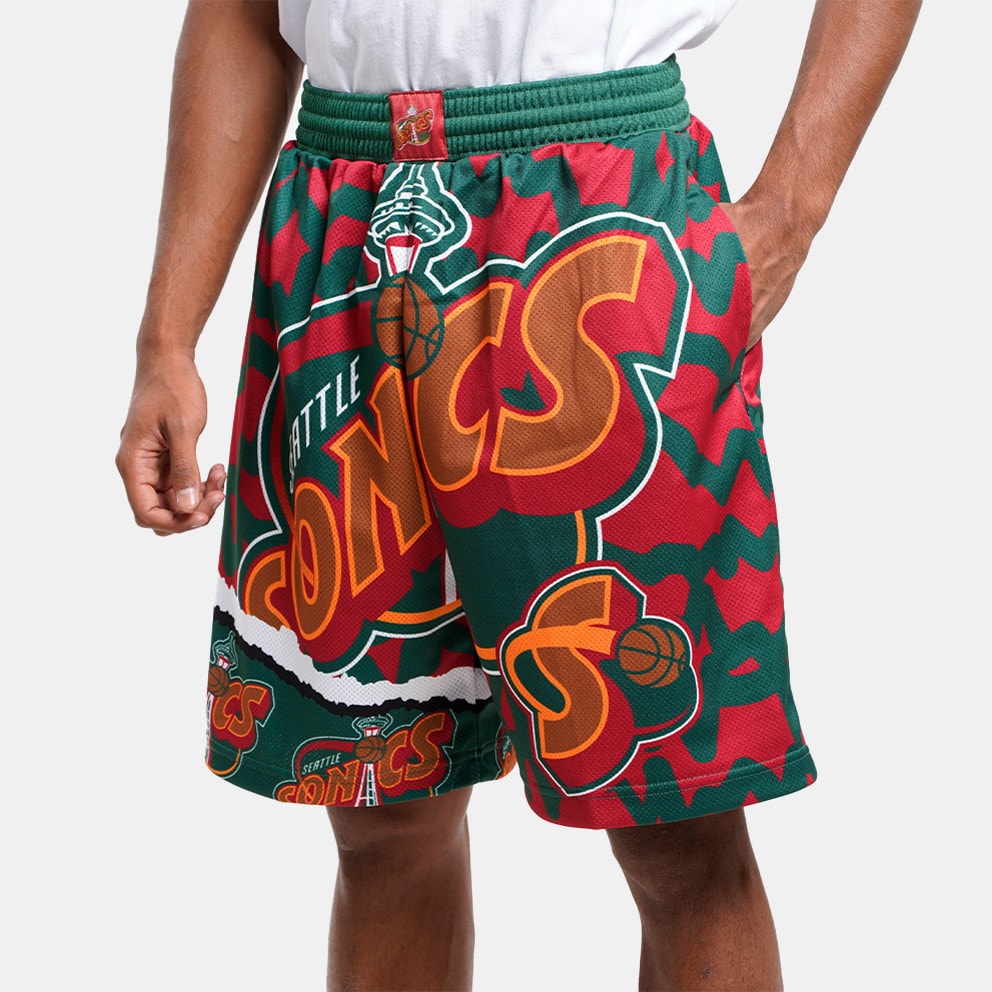 Mitchell & Ness Jumbotron 2.0 Sublimated Seatle Sonics Men's Shorts