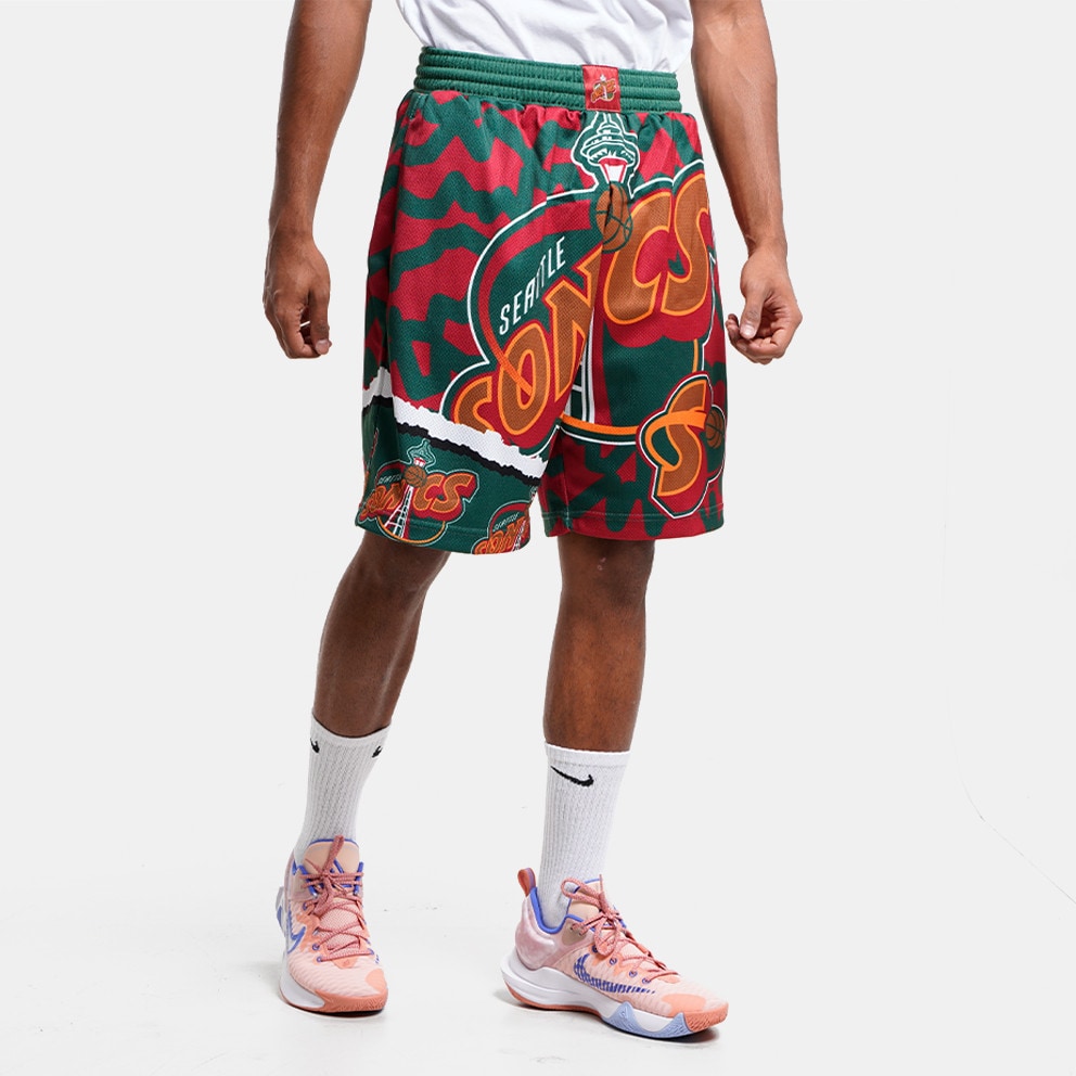 Mitchell & Ness Jumbotron 2.0 Sublimated Seatle Sonics Men's Shorts