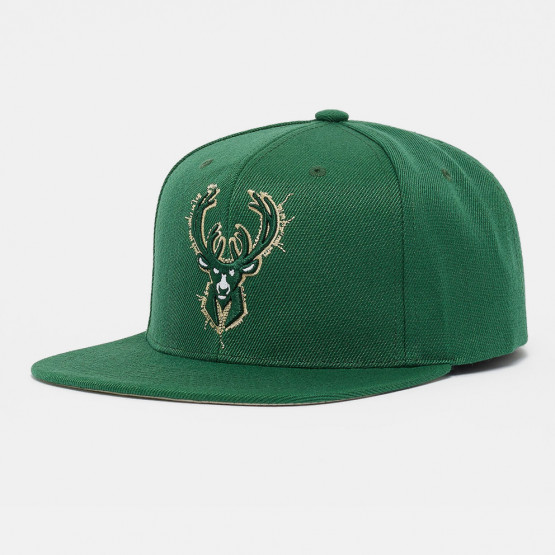 Mitchell & Ness NBA Embroidery Glitch Milwaukee Bucks Men's Hat