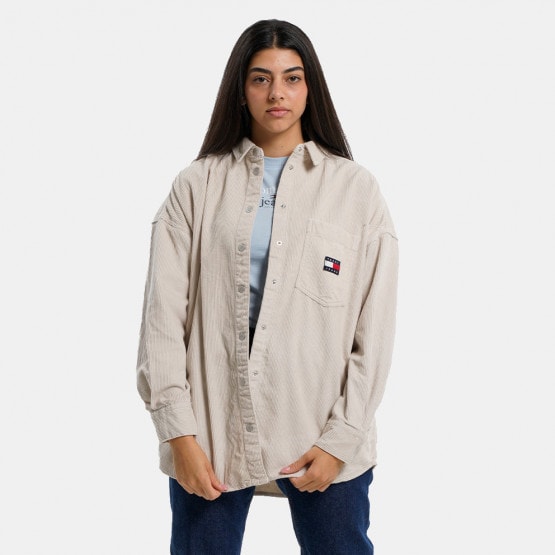 Tommy Jeans Corduroy Oversized Women's Shirt