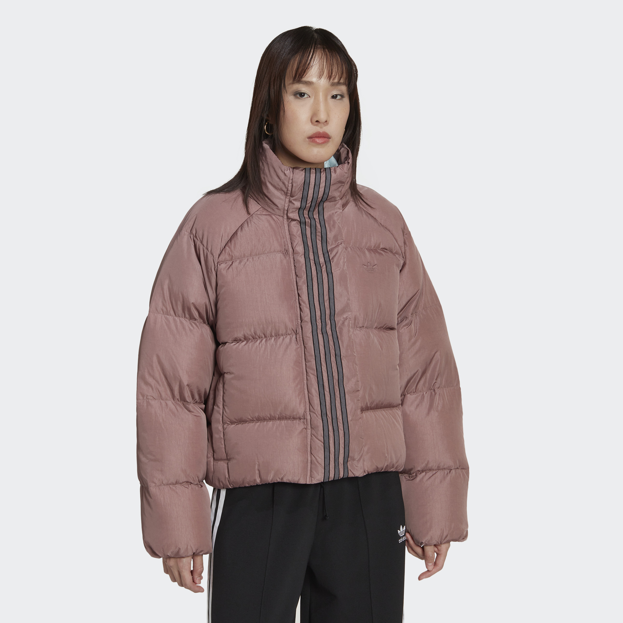 Adidas originals pink clearance short bomber