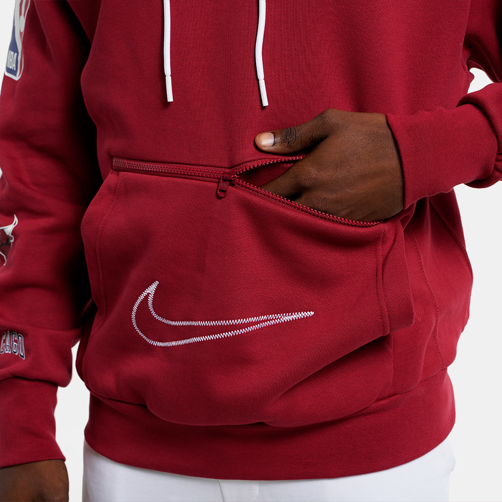 Nike NBA Chicago Bulls Ανδρική Hoodie Red DN9952-698
