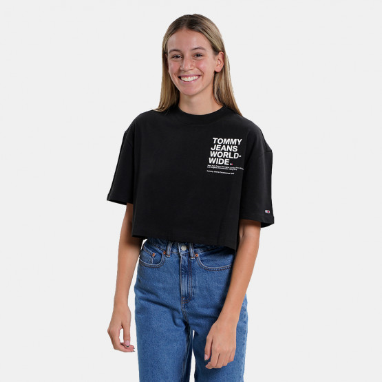Tommy Jeans Super Crop Worldwide Γυναικείο T-Shirt