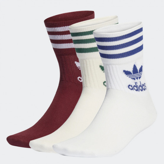 adidas Originals Mid Cut Crew 3-Pack Men's Socks