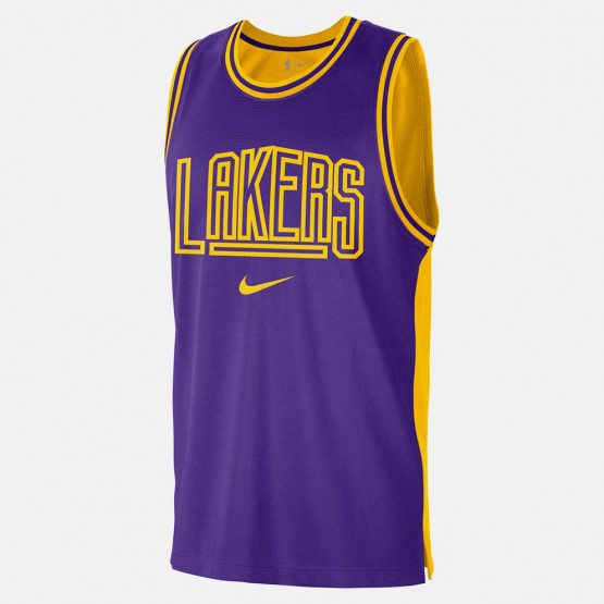 Nike Dri-FIT NBA Los Angeles Lakers Courtside Ανδρική Αμάνικη Μπλούζα