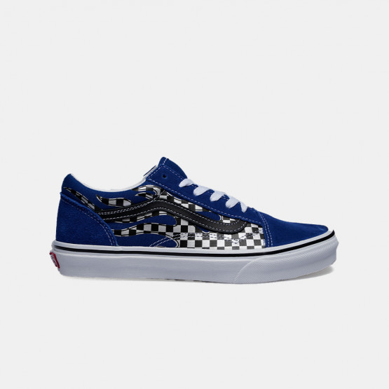 Vans Old Skool Reflect Check Flame Kids' Shoes