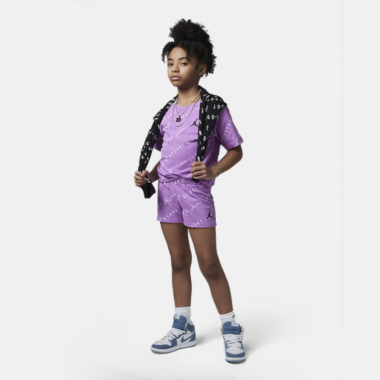 Jordan Essentials Printed Shorts Set Little Παιδικό Σετ