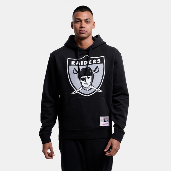 Mitchell & Ness NFL Oakland Raiders Team Logo Ανδρική Μπλούζα με Κουκούλα