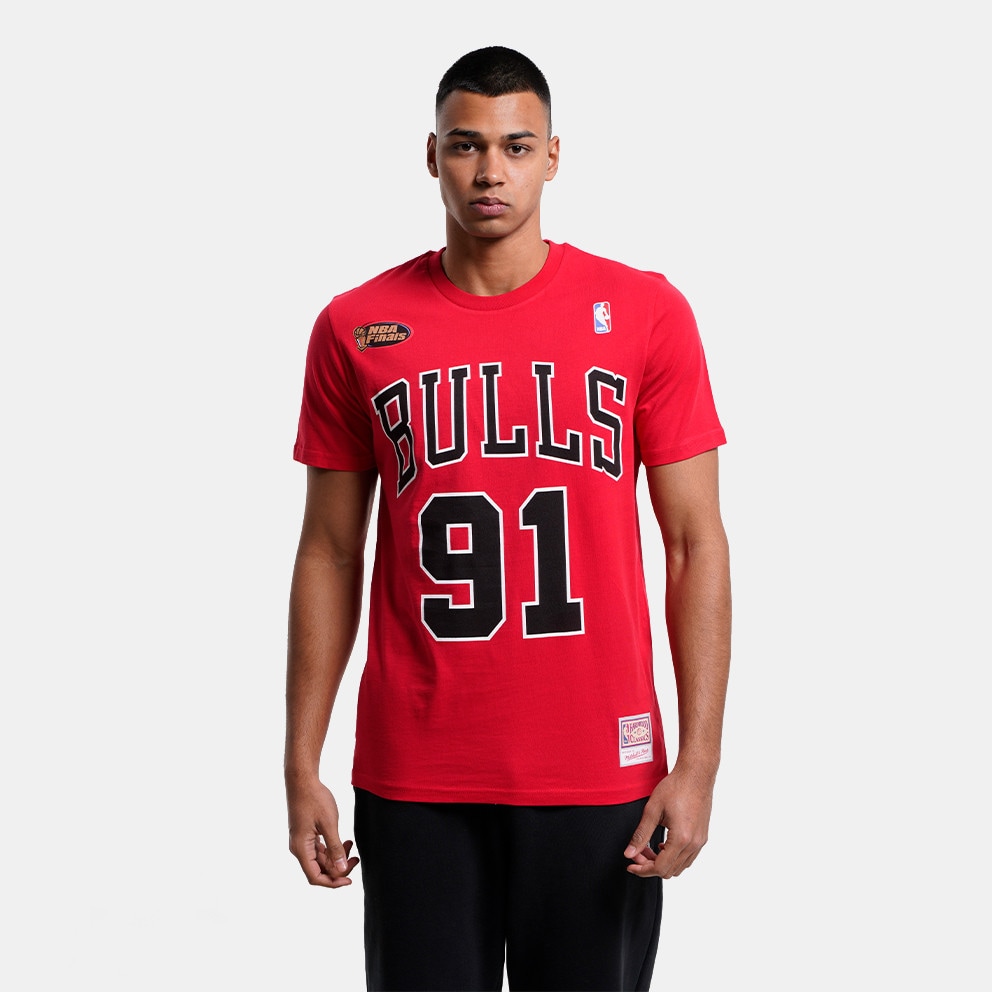 Mitchell & Ness Name & Number Dennis Rodman Chicago Bulls Ανδρικό T-Shirt