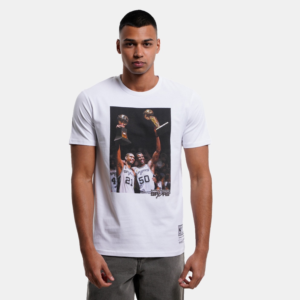 Mitchell & Ness NΒΑ San Antonio Spurs Player Photo Men's T-Shirt