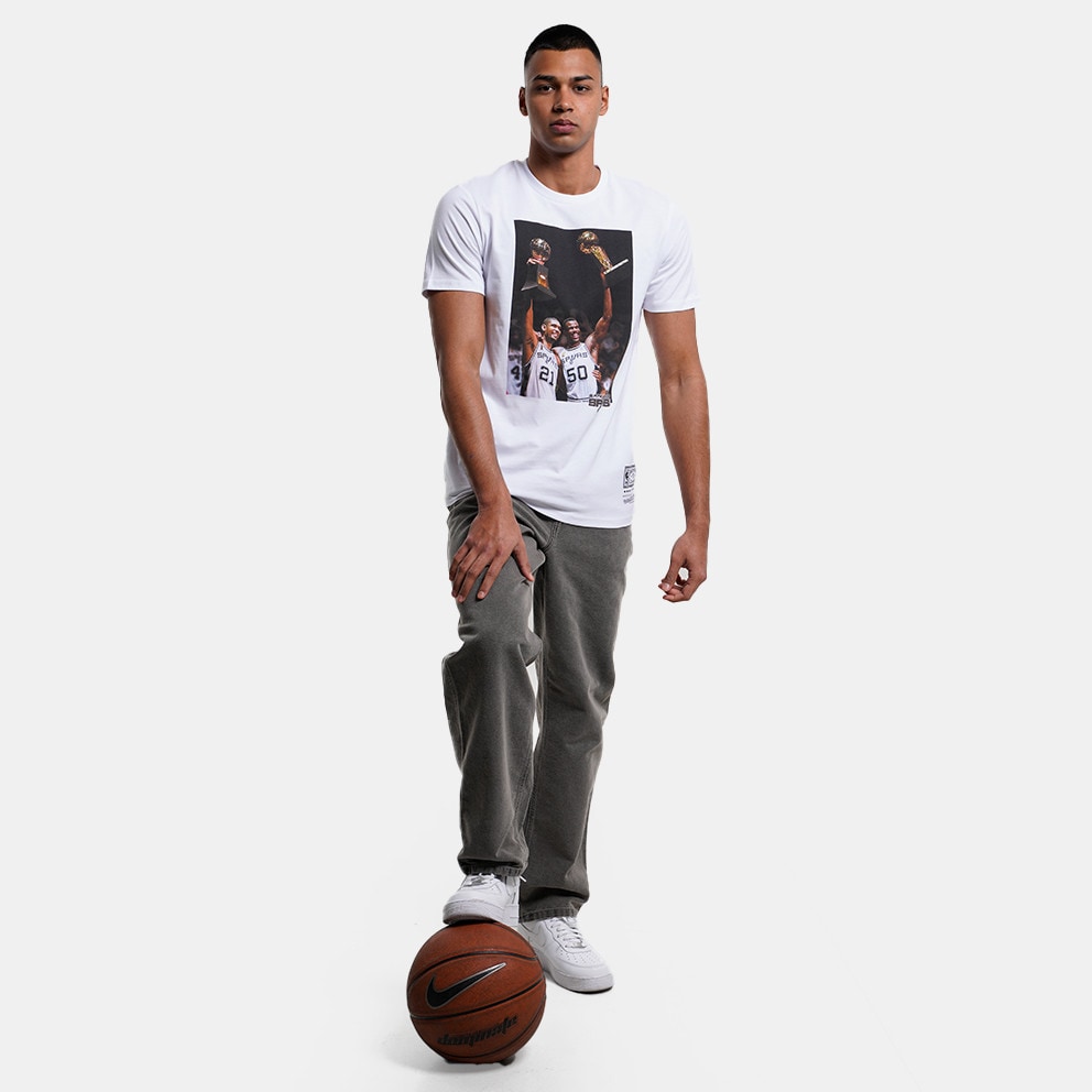 Mitchell & Ness NΒΑ San Antonio Spurs Player Photo Men's T-Shirt