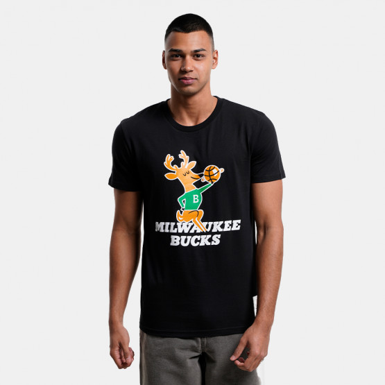 Mitchell & Ness NBA Mileaukee Bucks Team Logo Ανδρικό T-Shirt