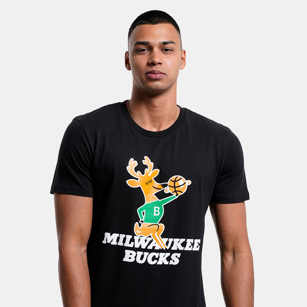 Mitchell & Ness NBA Mileaukee Bucks Team Logo Men's T-Shirt