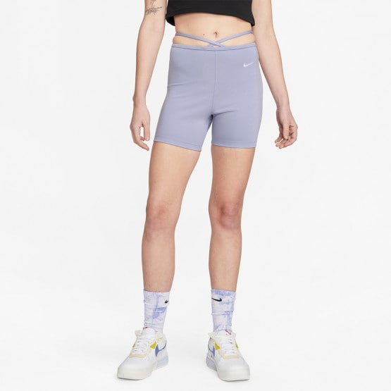 Short NIKE femme SPORTSWEAR CLASSICS HR 8IN noir