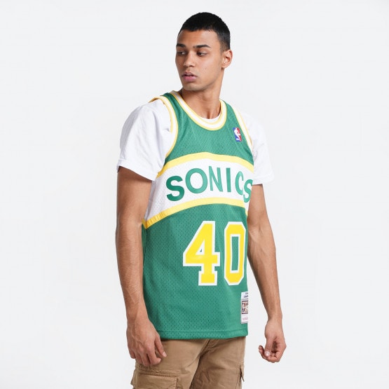 Women's Mitchell & Ness Shawn Kemp Green Seattle SuperSonics 1995