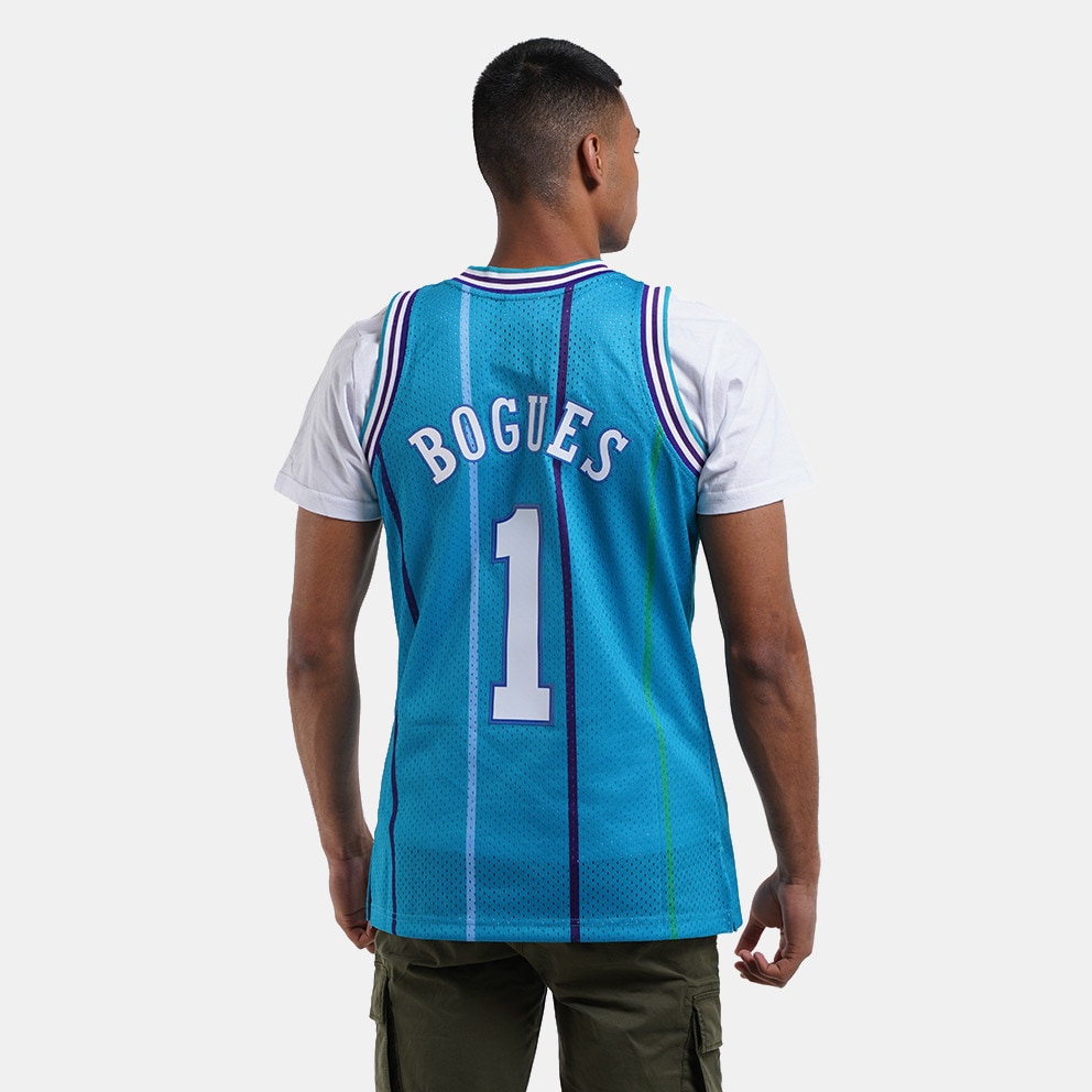 Mitchell & Ness NBA Muggsy Bogues Charlotte Hornets Road 1992-93 Swingman Jersey