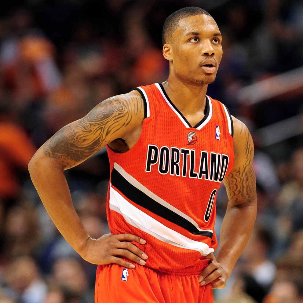 Mitchell & Ness Damian Lillard Portland Trail Blazers 2012-12 Swingman Ανδρική Φανέλα