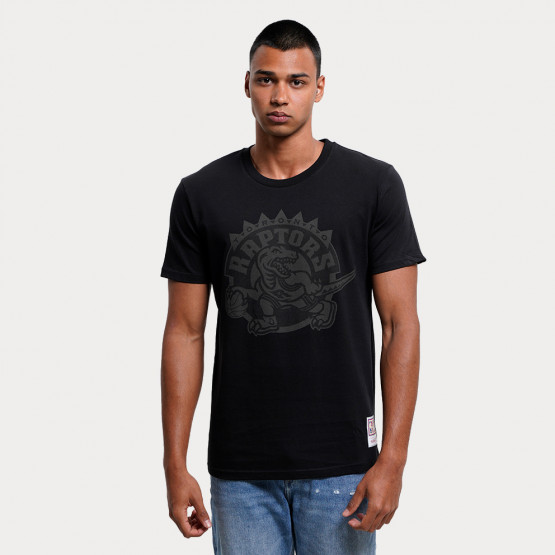 Mitchell & Ness NBA Toronto Raptors Black Tonal Print Men's T-shirt