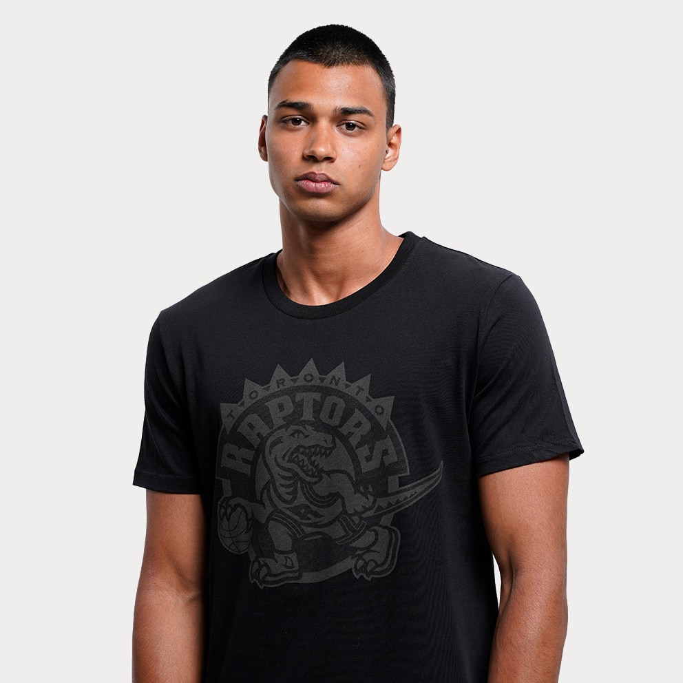 Mitchell & Ness NBA Toronto Raptors Black Tonal Print Men's T-shirt