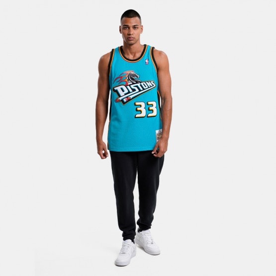 Mitchell & Ness Detroit Pistons Grant Hill 1999 Red Throwback Swingman Jersey (Large) : Clothing, Shoes & Jewelry