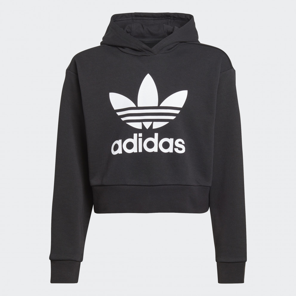 adidas Originals Adicolour Cropped Παιδική Μπλούζα με Κουκούλα