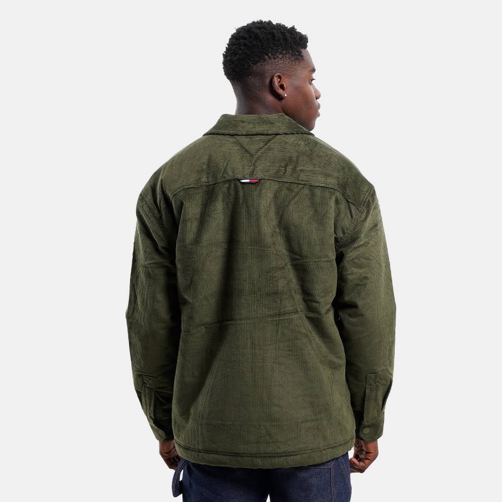 Tommy Jeans Tjm Sherpa Lined Cord Overshirt Regular Fit Ανδρικό Πουκάμισο