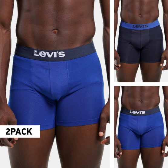 Levi's Solid Basic Boxer Brief Organic 2-Pack Ανδρικά Μποξεράκια