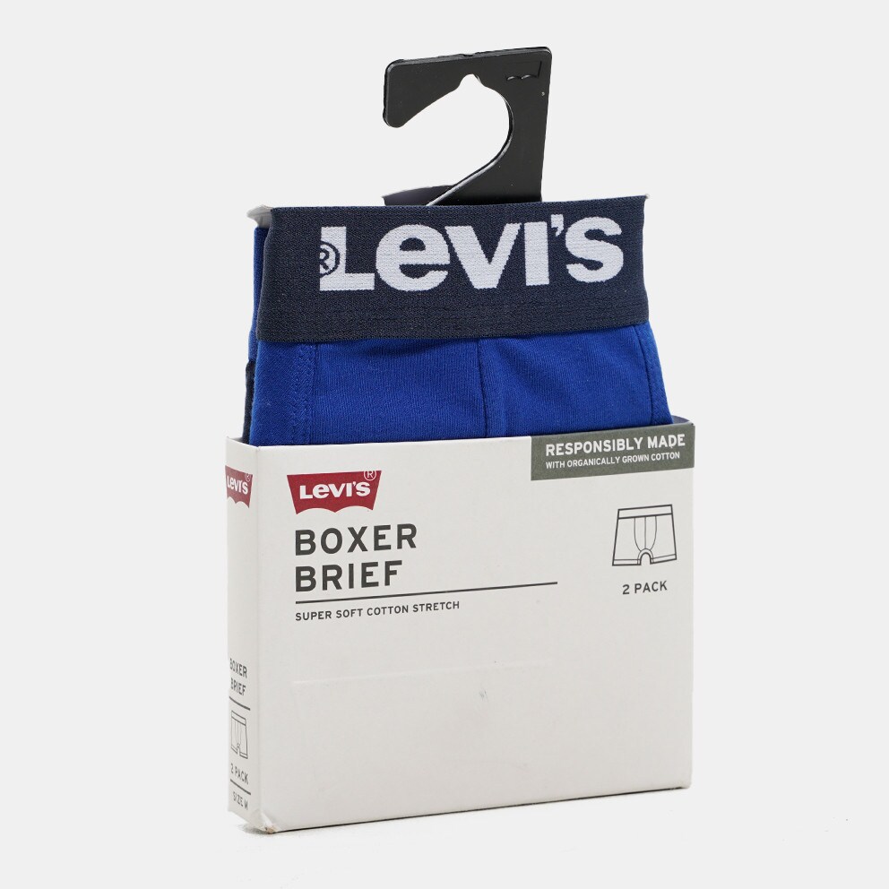 Levi's Solid Basic Boxer Brief Organic 2-Pack Ανδρικά Μποξεράκια