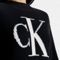 Calvin Klein Ck Intarsia Loose Sweater Dress