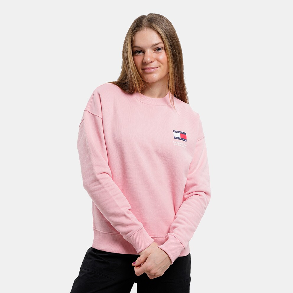 Tommy Jeans Boxy Graphic Flag Crew Women's Sweatshirt