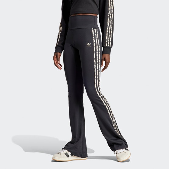 adidas Originals Leopard Luxe 3-Stripes Infill Flared Women's Leggings