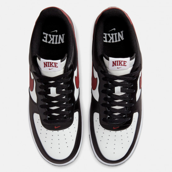 Air force 1 '07 mens black and red hot sale