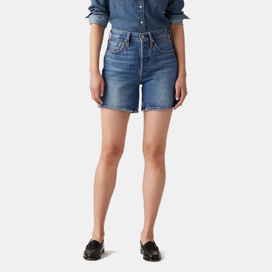 Levi's 501® Mid Thigh Short Med Indigo - Worn In